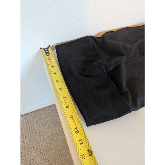 Athleta Mudra 7/8 Tight Black Mesh Panel Leggings Women Size XS Yoga Workout - Picture 10 of 11